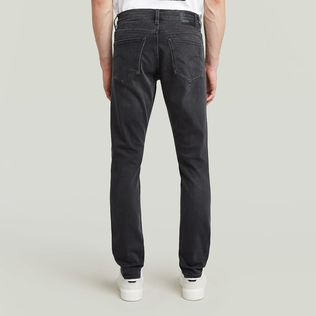 G-STAR Herren 3301 Slim Jeans Jeans 26W / 30L Schwarz (Antic Charcoal 51001-b479-a800), 26W / 30L Sc