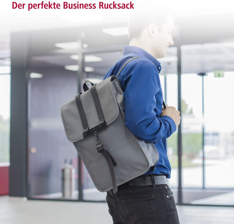 Hama Laptoprucksack 15.6 Zoll, 40 cm (Laptoptasche für Damen und Herren, leichter Rucksack aus wasse