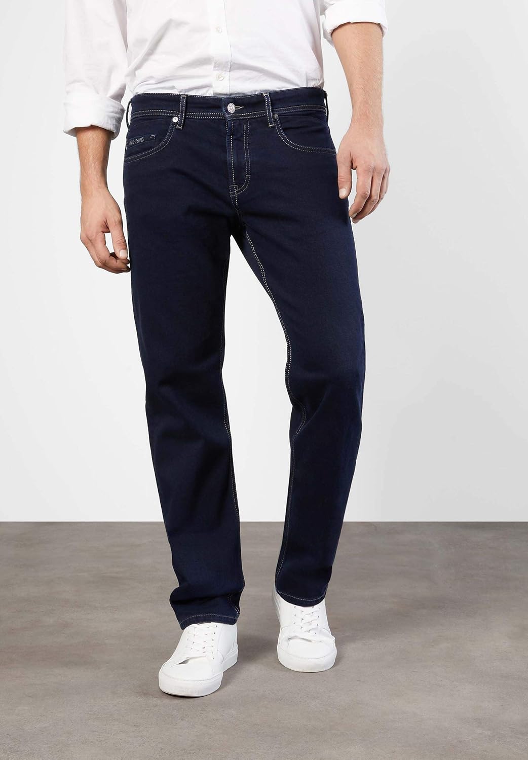 MAC Jeans Herren Jeans Hose Ben Stretchdenim Darkblue 31W / 30L Blue Black, 31W / 30L Blue Black