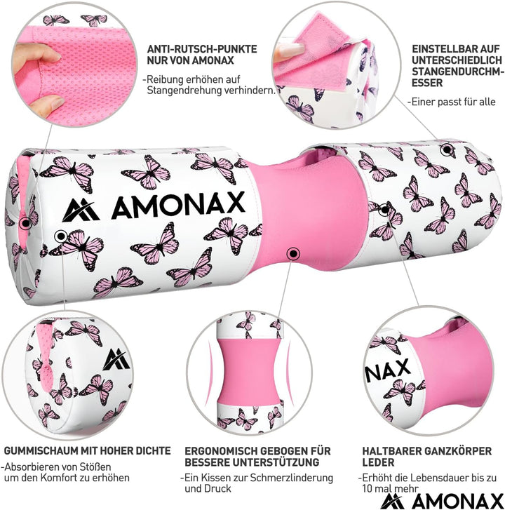 Amonax langhantel polster, extra dicke nackenpolster langhantel- Barbell Pad nackenschutz für hip th