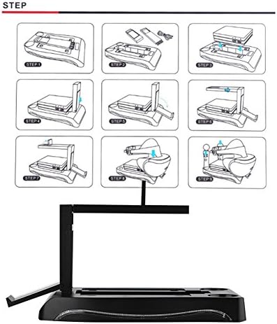 Zerone Controller Ladestation für PS4 Docking Station 4 in 1 Ständer mit 2 Gamepad Ständer für PS4 V
