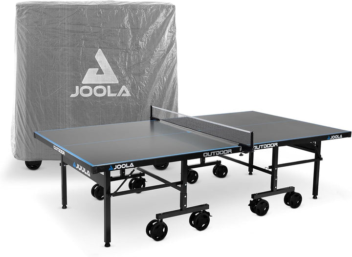 JOOLA Tischtennistisch, Profi Outdoor Tischtennisplatte, Wetterfest - 6 mm Aluminium-Kunststoffverbu