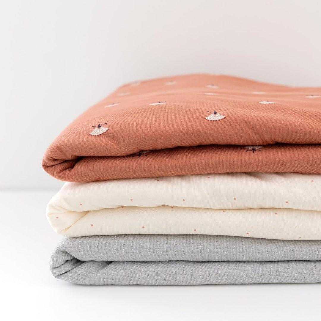 BEMINI Kuscheldecke Pady Tetra Jersey + Softy tog 3 Grizou, Grizou