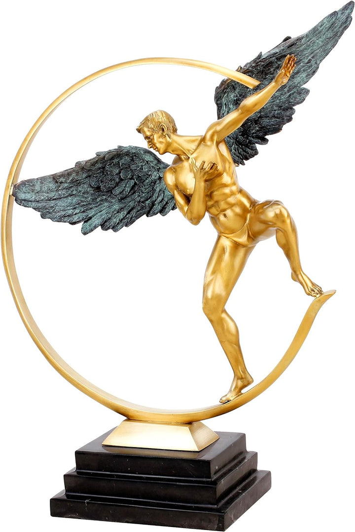 Kunst &amp; Ambiente - Guardian Angel - Limitierte Engelsfigur aus Bronze - Engel - signiert Martin Klei