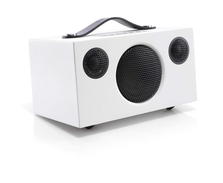 Audio Pro Addon T3+ White - Tragbarer Lautsprecher mit Bassreflexbox, Bluetooth & WiFi - Kabelloser