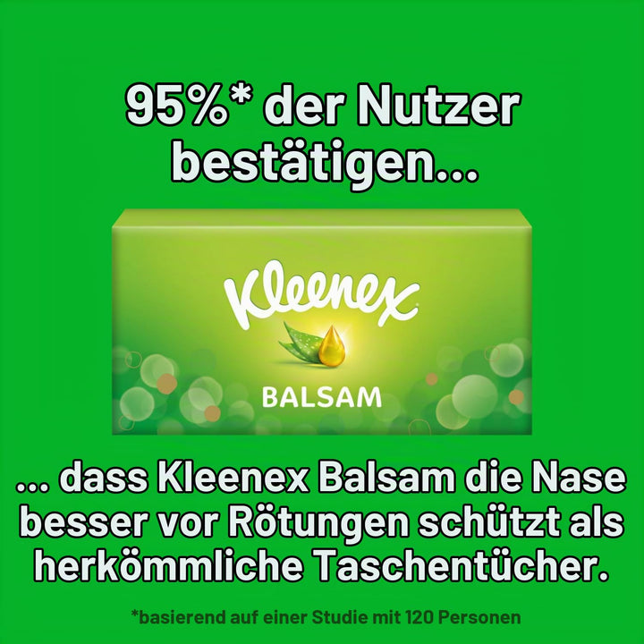 Kleenex® Balsam Papiertaschentücher, 24 Stück