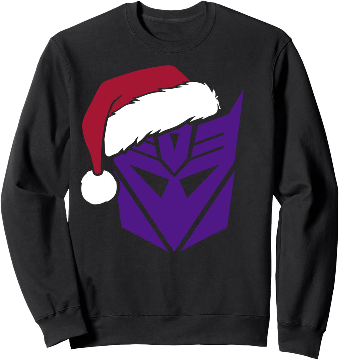 Transformers Christmas Decepticons Santa Hat Logo Sweatshirt