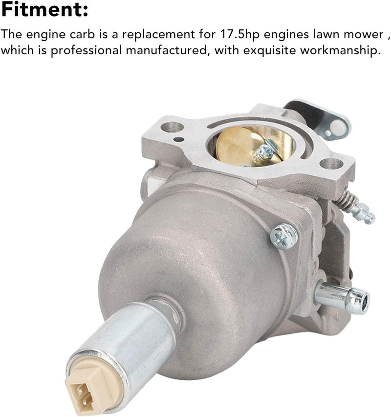 Fdit Rasenmäher-Vergaser, Rasenmäher-Vergaser 792060 Metall-Motorvergaser Geeignet für 17,5-PS-Motor