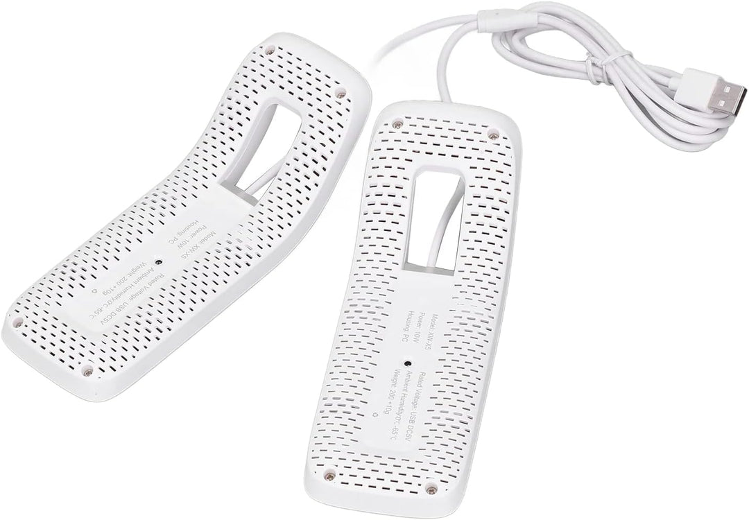 Yuecoom Schuhtrockner, weisses PC-Material, Schuh-Desodorierungstrockner, tragbarer elektrischer USB