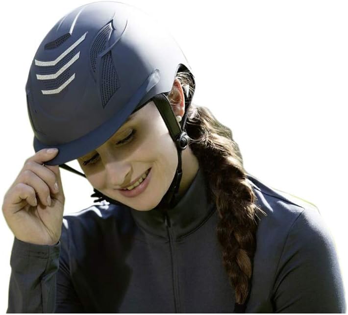 HKM Sportive Reithelm 52-56 cm dunkelblau, 52-56 cm dunkelblau