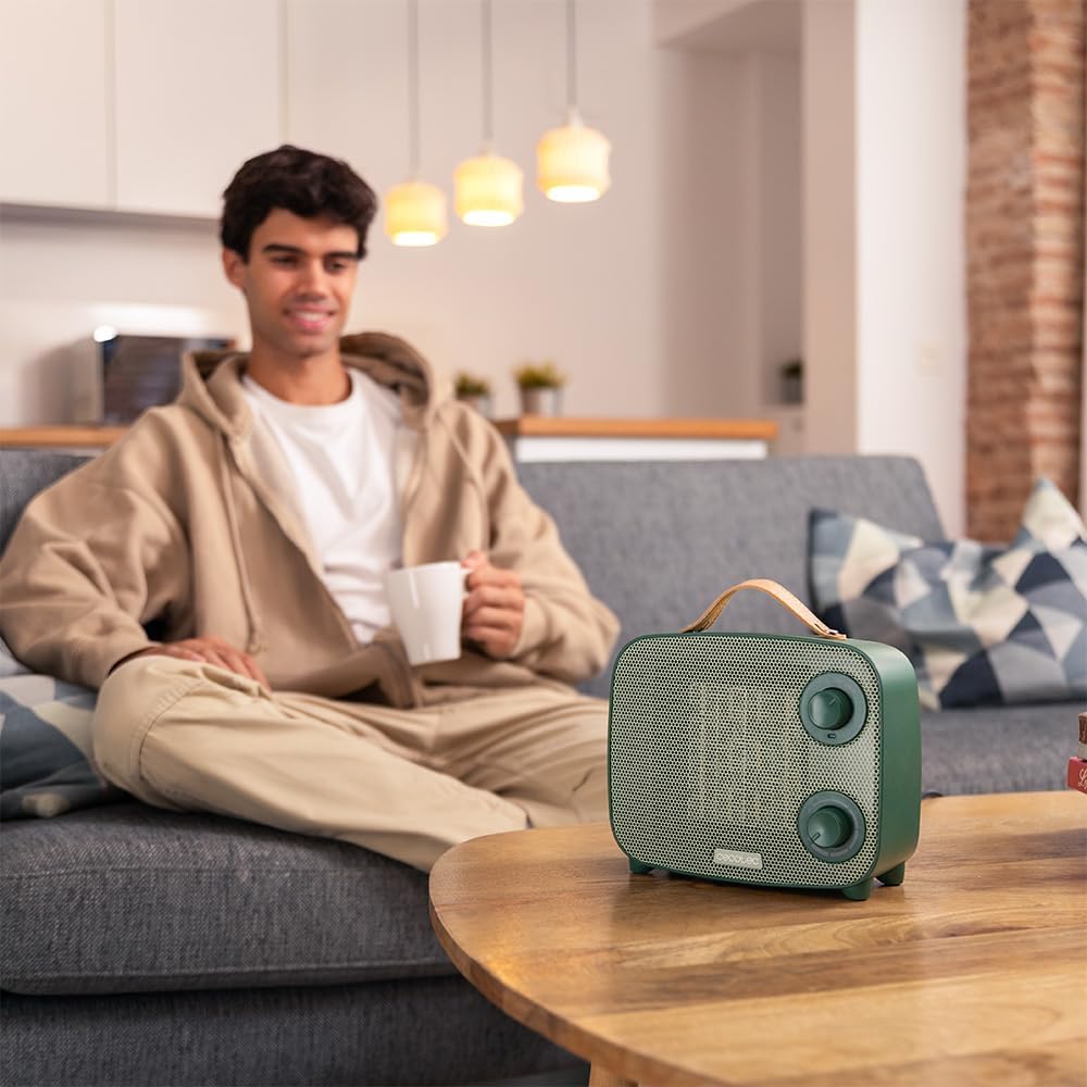 Cecotec Heizlüfter ReadyWarm 1550 Ceramic Aura. 1500 W, bis 15 m², Thermostat, 3 Modi Ventilator/Eco