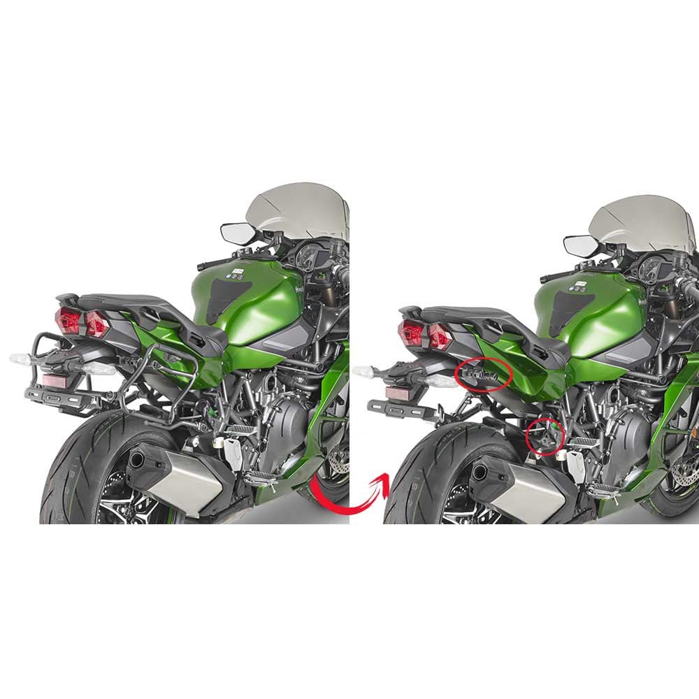 GIVI PLXR4123 Seitenkorb für Koffer V35, V37 MONOKEY Kawasaki Ninja H2 SX (18)