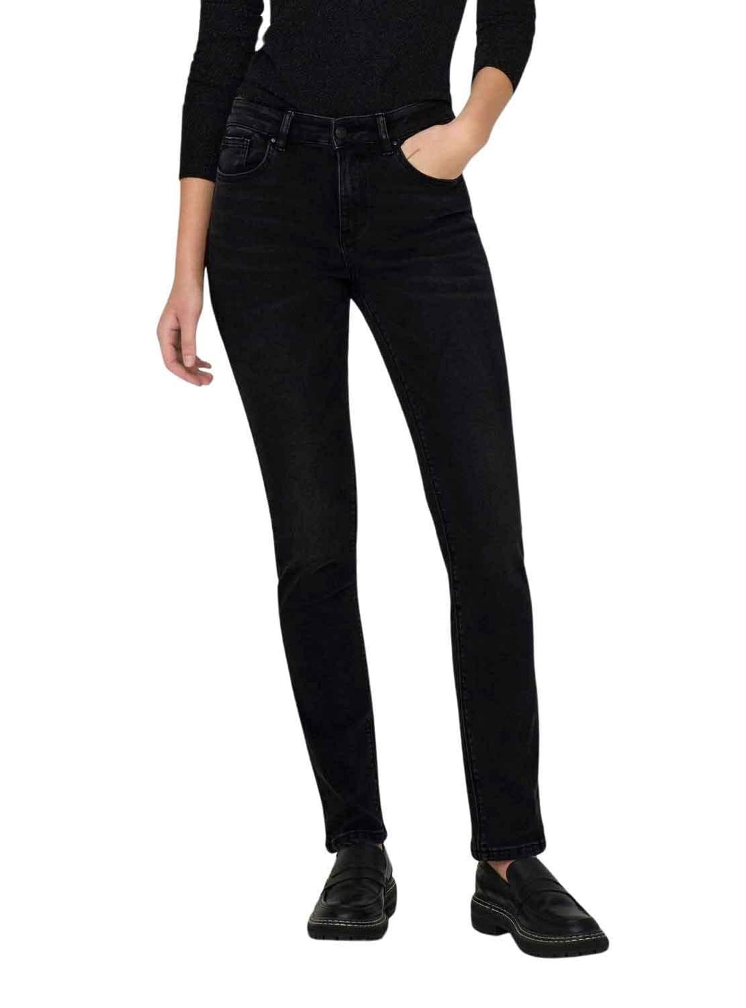 ONLY Jeanshose Damen M / 34L Schwarz, M / 34L Schwarz