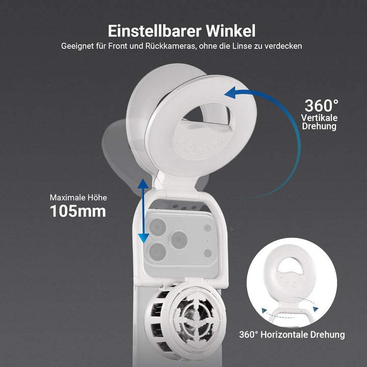 NEEWER Entry Level Version N36 Magnetisches Selfie Licht und Handykühler Kompatibel mit MagSafe iPho