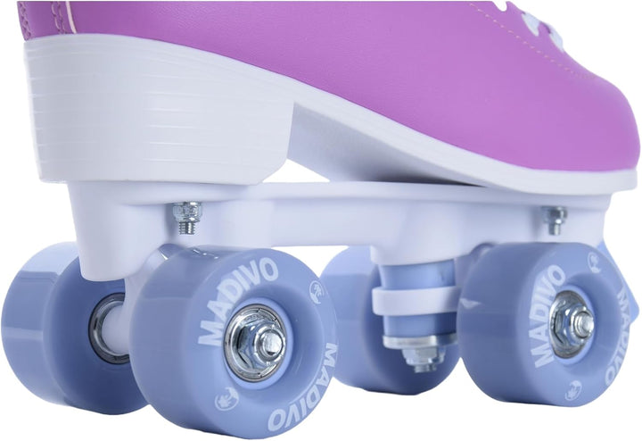 MADIVO Pastel Damen Klassische Retro Rollschuhe | ABEC-7 Kugellager | Mädchen Roller Skates Inliner