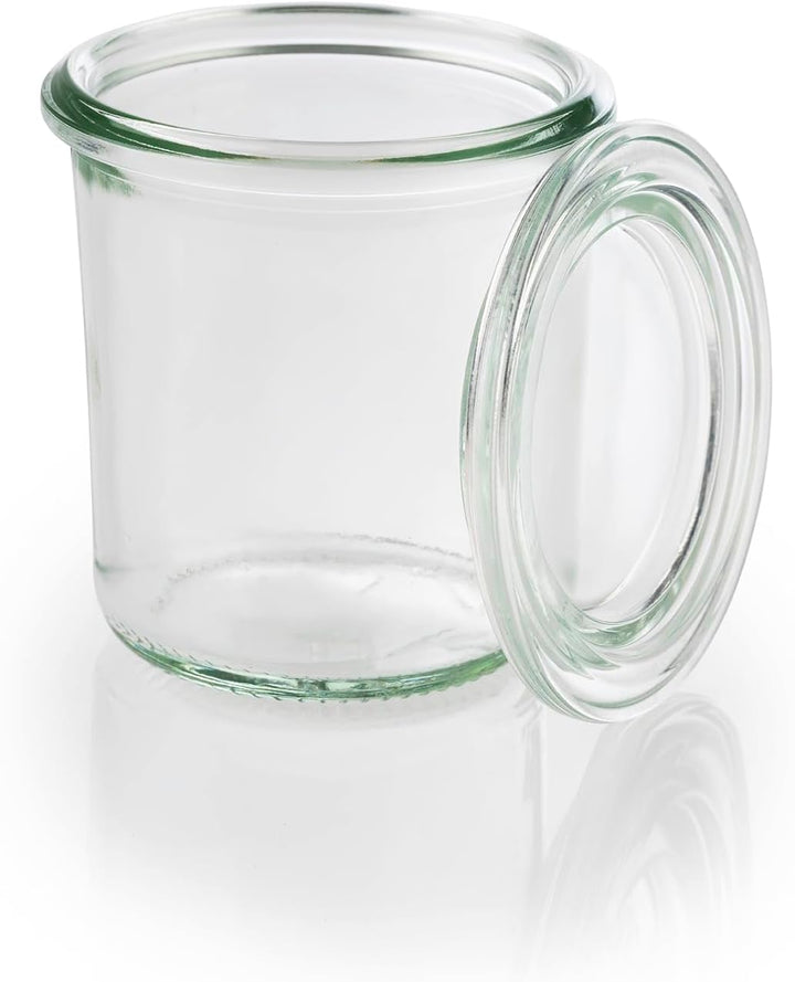 APS 82312 Original 12er Set WECK Gläser 140 ml mit Deckel, Ø 6 cm, H: 7 cm, Mini-Sturzform mit Glasd