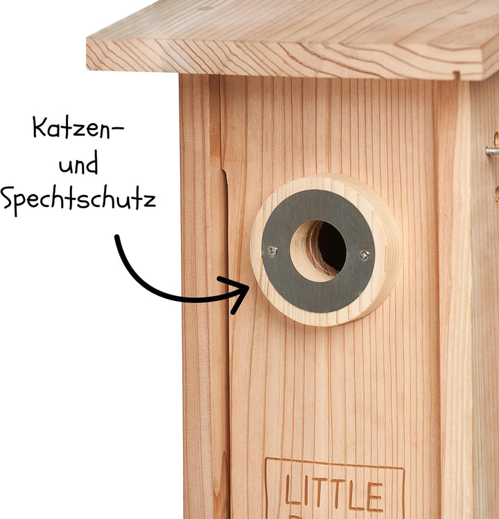 Little Birds Kamera Nistkasten für „Blink“ Kamera (Kamera Nicht ENTHALTEN) I ökologisches Massivholz