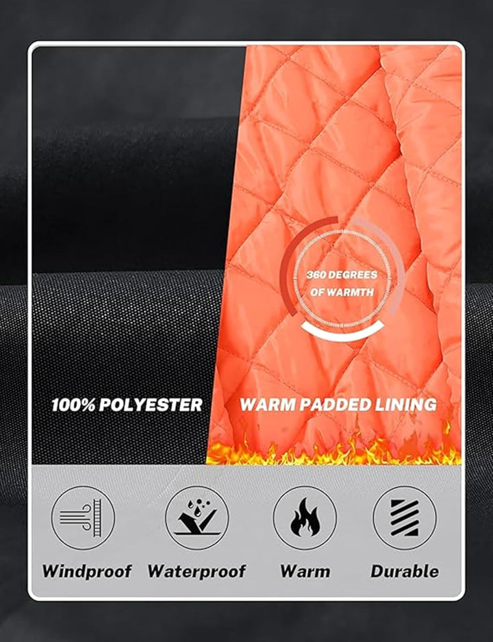MoFiz Bomberjacke Herren Warm Gefüttert Winterjacke Übergangsjacke US Fliegerjacke Militär Bomber St