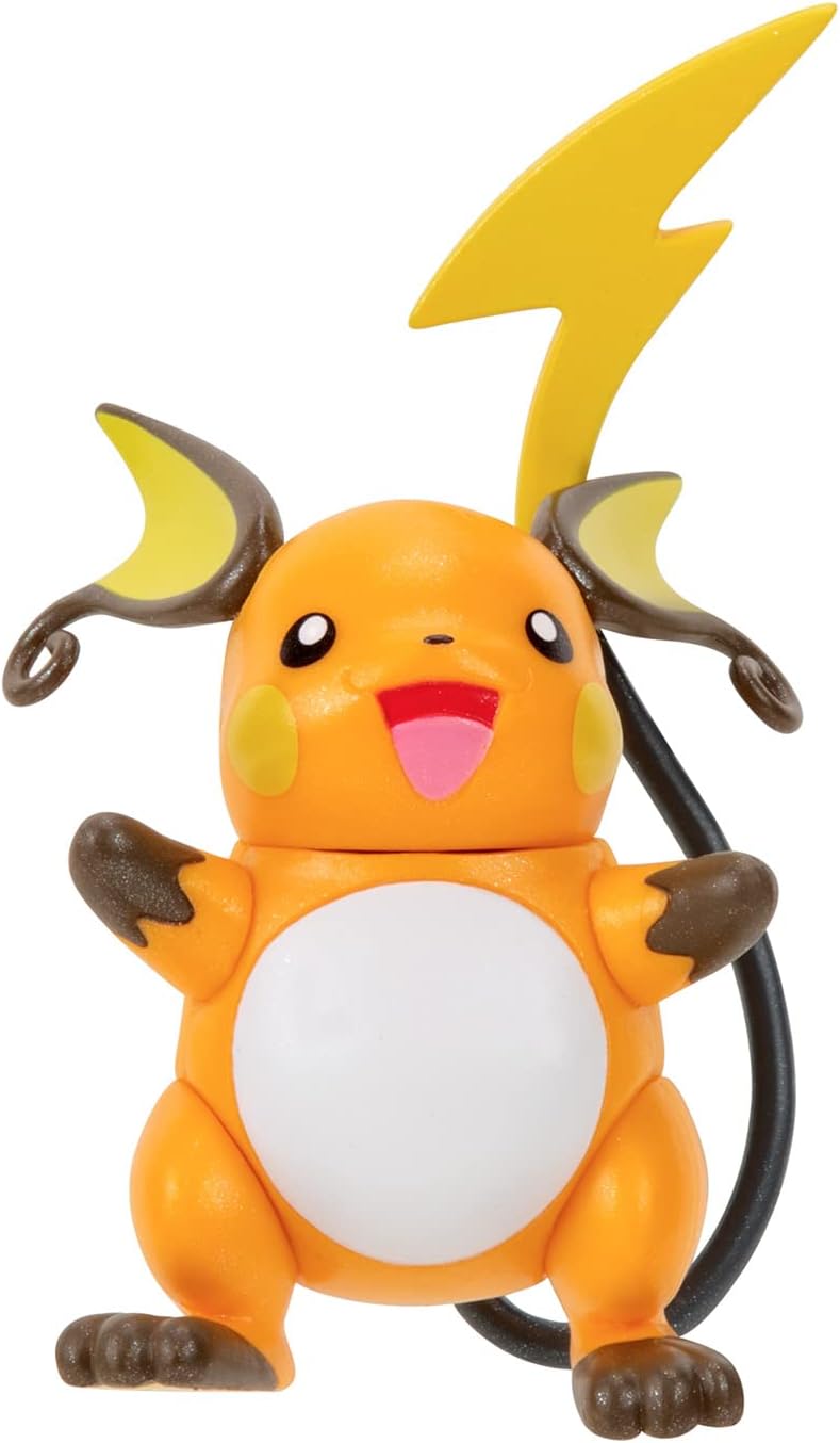 BANDAI - Pokémon – Evolutionspaket Pichu, Pikachu & Raichu – Figur Pichu 5 cm + Pikachu 8 cm + Figur