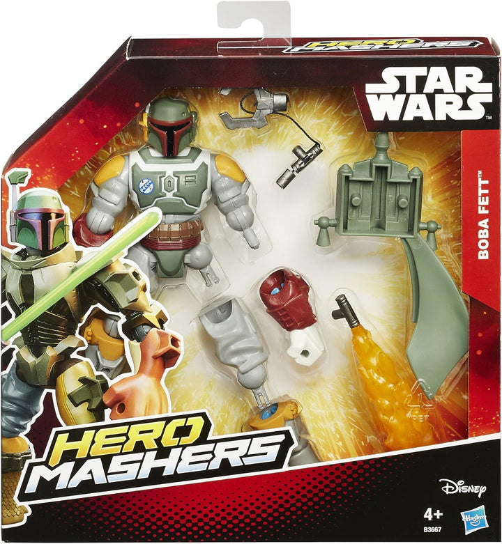 Star Wars – Hero Mashers – Deluxe Boba Fett Figur [UK Import]