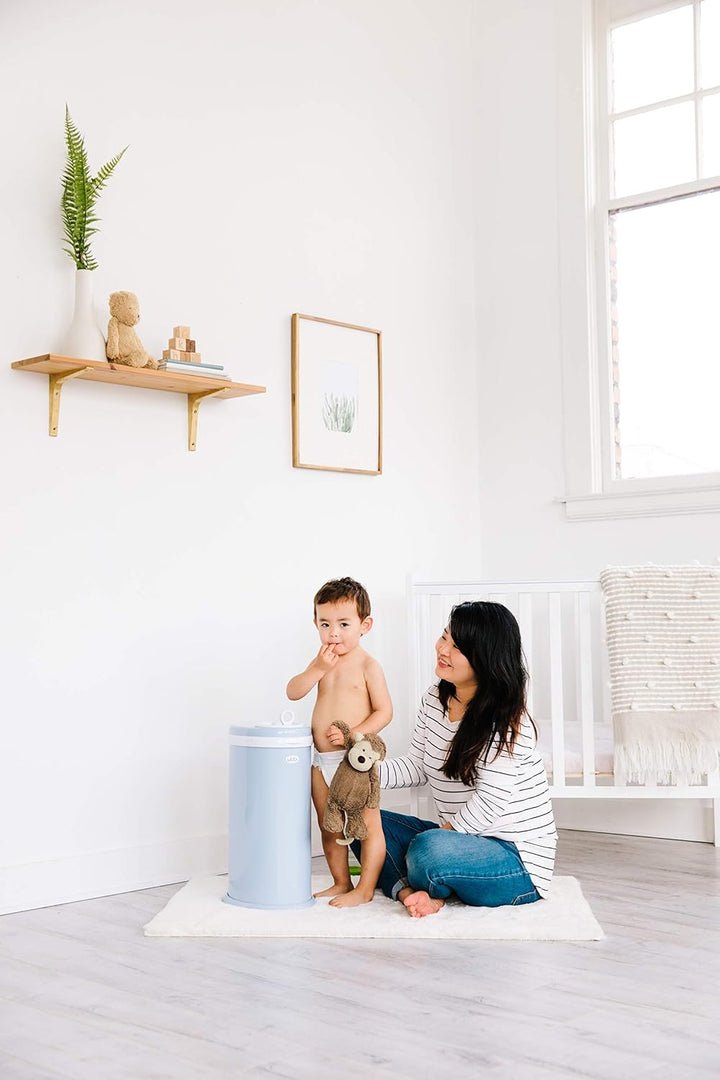 Ubbi Steel Odor Locking Nappy Disposal Bin, No Special Bag Required Money Saving, Awards-Winning, Mo