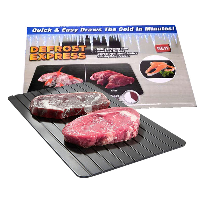 Auftauplatte – Käseplatte und Defrosting Plate, Schnelle Auftauen-Funktion für Fleisch, Steaks, Hühn