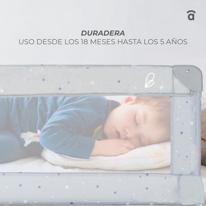 ASALVO 151505.0 Bettgitter 150 x 43,5 cm, Weiss Weiss, Weiss