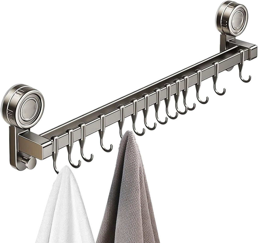 Hakenleiste Küche Ohne Bohren Mit Saugnapf - Küche Saugnapf Halterung Aus Kohlenstoffstahl 70Cm Mit