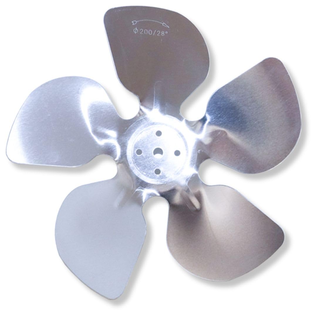 Ersatzblätter aus Aluminium für Ventilator-Motor, Flaschenventilator, kompatibel mit grossen Marken,