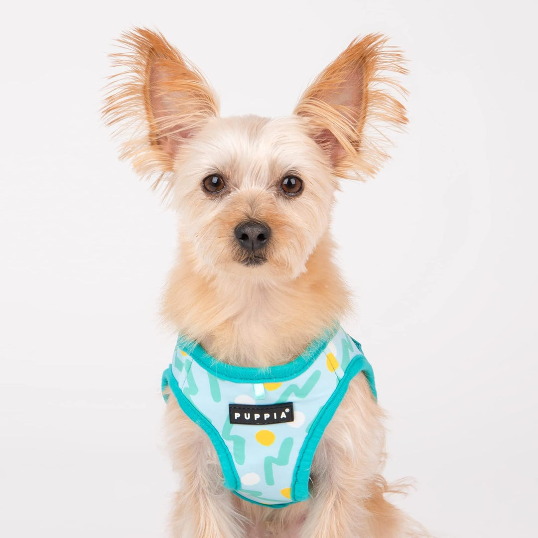 Puppia FETE Harness A, Farbe: Aqua, Grösse: M AQUA_FETE Medium, AQUA_FETE Medium