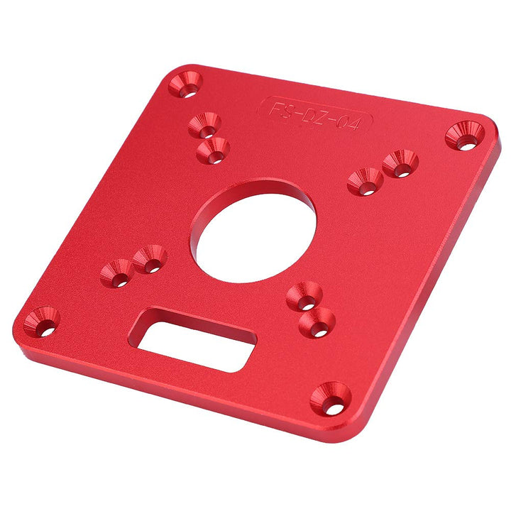 Trim Router Base Plate, Frästisch-Einsatzplatte, Aluminiumlegierung 6061, Anodische Oxidation, Gravu
