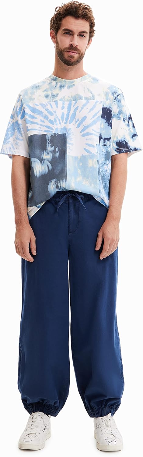 Desigual Herren Shirt XL Blau, XL Blau