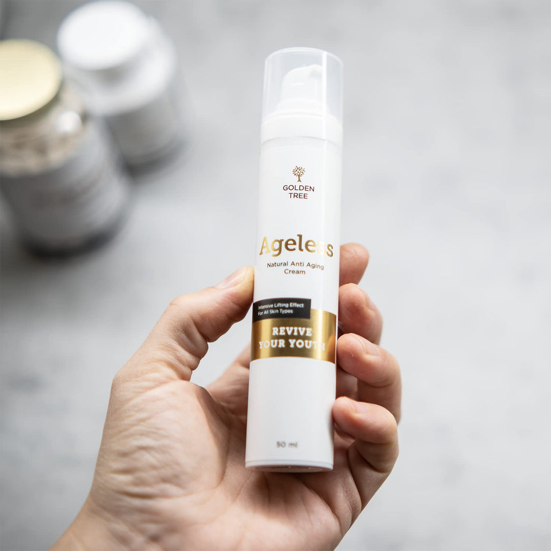 Golden Tree Ageless Anti-Falten-Creme – Anti-Aging-Gesichtscreme Tag und Nacht – Hautpflegeformel er