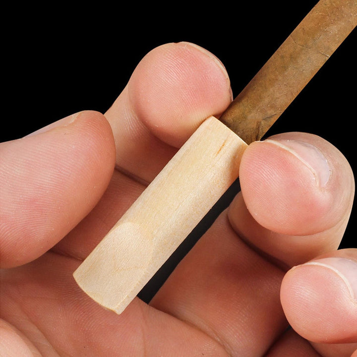 10 Set Zigarillo Mundstückhalter Holz Spitzen für Zigarillos Holz Zigarrenhalter für Männer und Frau