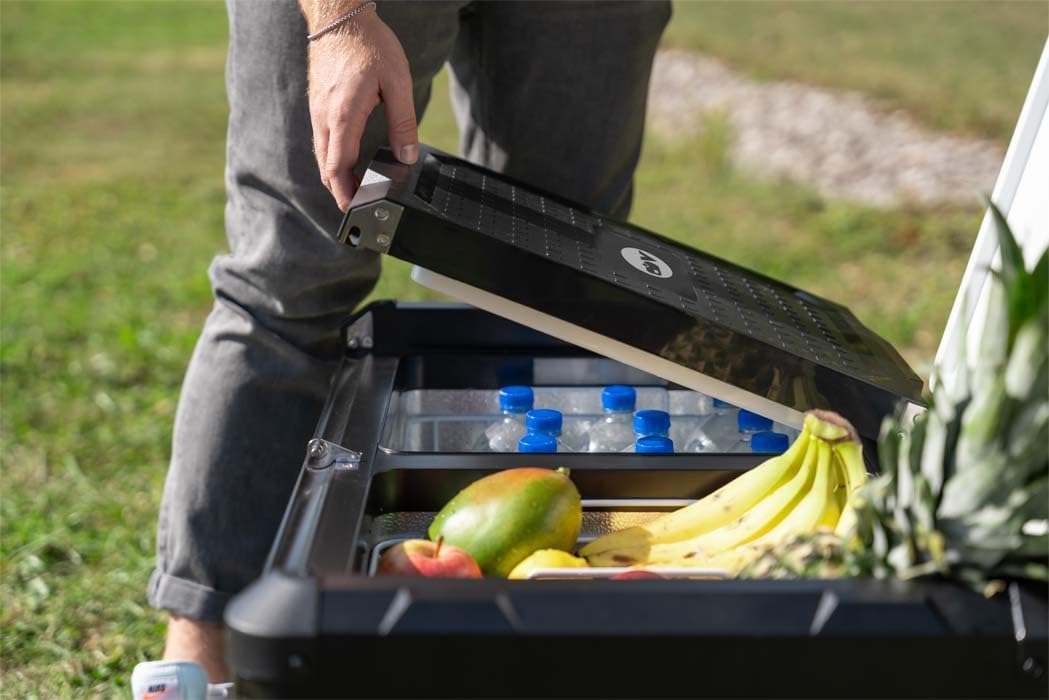 BERGER Tragbare Kompressor Kühlbox MCX | Elektrische Kühlbox ideal für Camping mit Elektronischer An