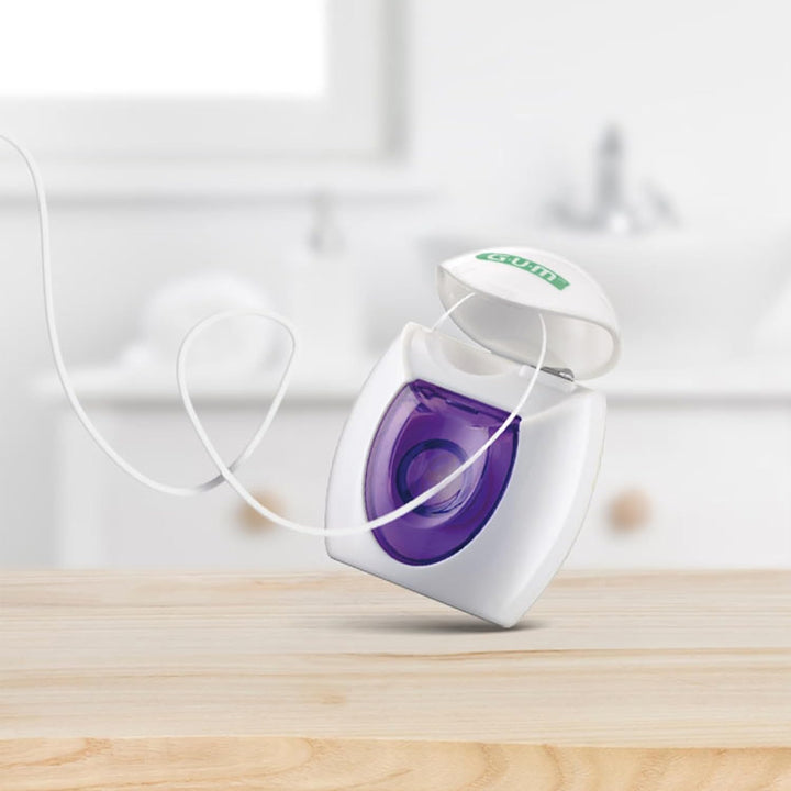 GUM EXPANDING FLOSS Zahnseide/Flauscht während der Verwendung auf/Auch für enge Zahnzwischenräume ge