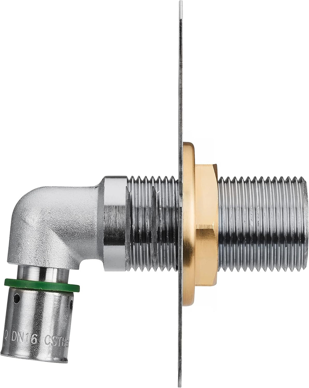 FIXSYSTEM Doppelwandausgang PER zum Crimpen Ø16 für Dusche/Badewanne PER à sertir - Ø16, PER à serti
