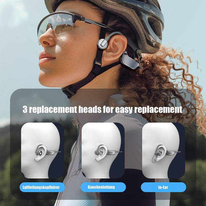 Open Ear wasserdichte Kopfhörer Schwimmen 32G Speicher 10 Stunden Musikgenuss Surround-Sound ACA-Res