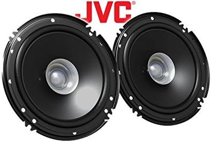 Lautsprecher Einbauset passend mit JVC CS-J610X 16,5cm Auto Einbauzubehör 300Watt Koaxe KFZ PKW Paar