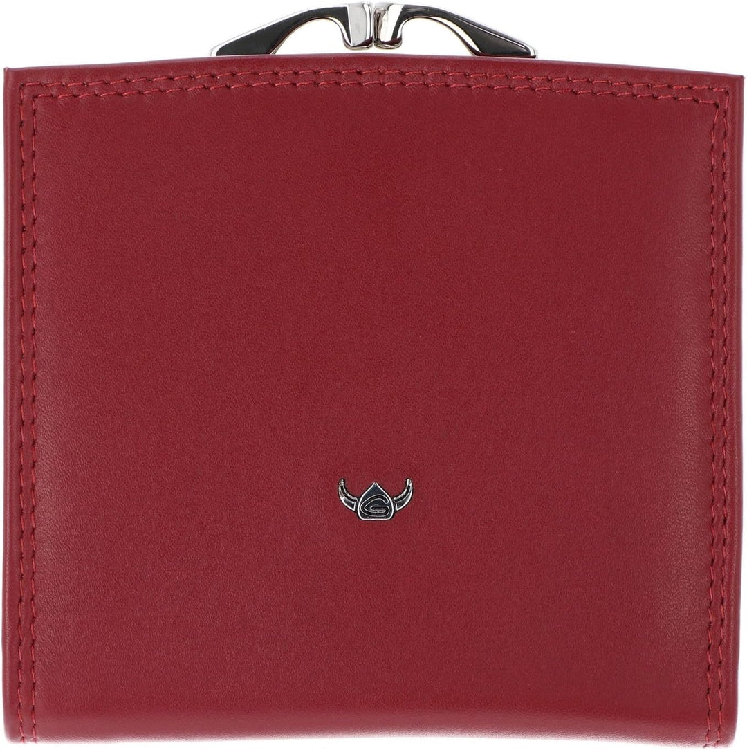 Golden Head Polo - Bügel Geldbörse 3cc 10 cm RFID rot, Rot