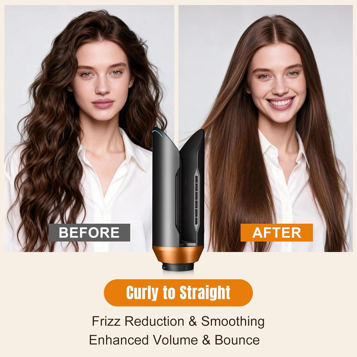 Lockenstab-Glättungsdüse für Dy-son Airwrap HS01 HS05 HS08, Glättungsdüse glättet und stylt das Haar