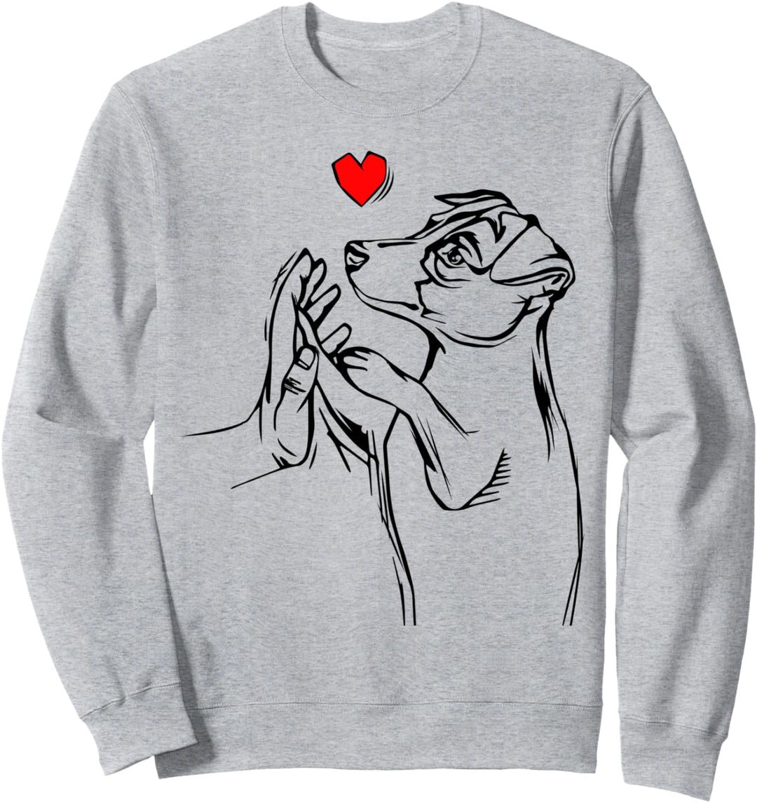 Jack Russell Terrier Liebe Frauchen Hunde Geschenkidee Sweatshirt