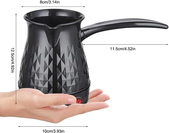 CEWROM Elektrische Kaffeekanne, 500ML Espressokocher Induktion, Mokka Kaffeekanne, Portable Kaffeeko
