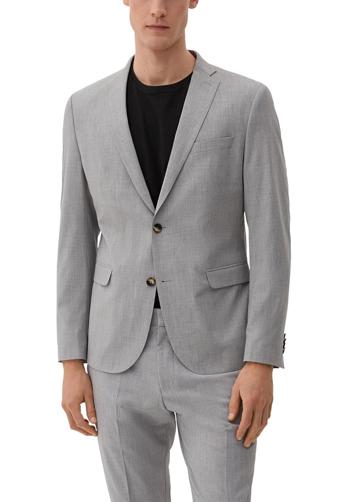 s.Oliver Herren Blazer, 102 Grey/Black 91w3
