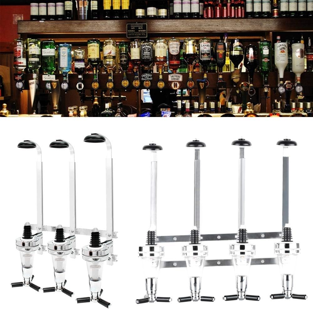 Flaschenhalter Wand und Dosierer, Baroptik für Homebar, Optik Spender für Spirituosen, Bar Butler Ge