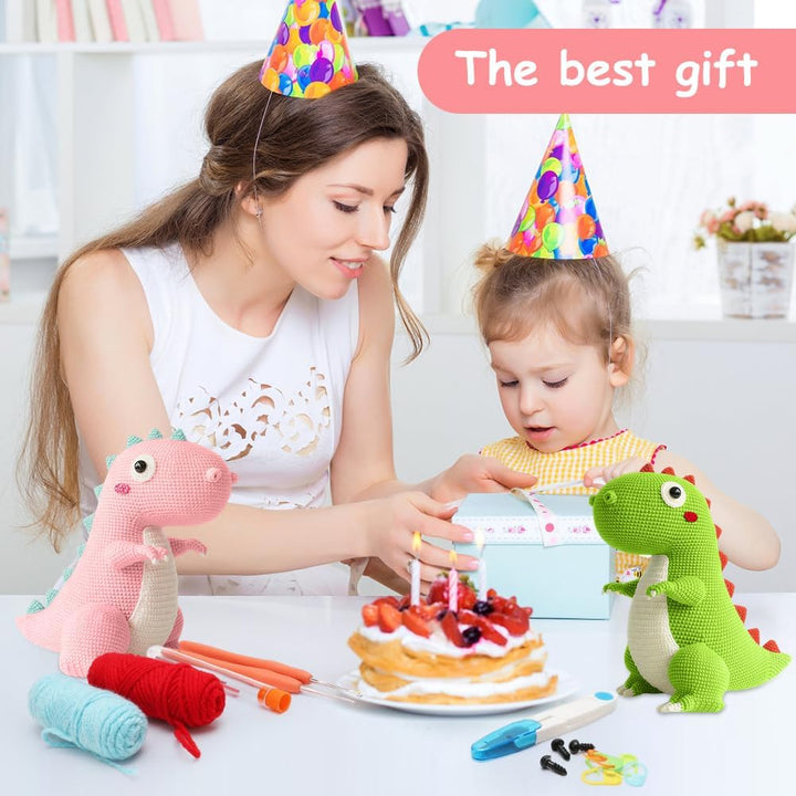 CEWROM Häkelset für Anfänger, Häkel-Starter-Kits, Anfänger für Erwachsene und Kinder, Amigurumi häke