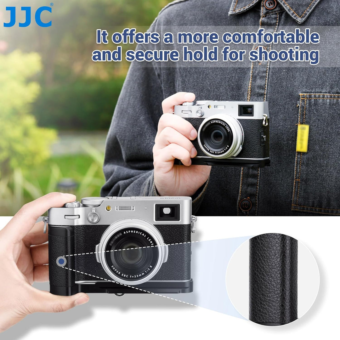 JJC Arca-Typ Kamera Handgriff für Fujifilm X100V, X100F Kompakte Digitalkamera Verbessern Sie das Ha