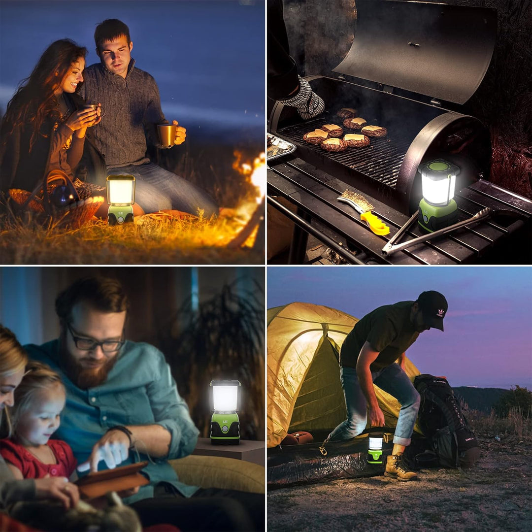 LE LED Campinglampe, Ultra Hell 1000 Lumen, 4 LeuchtmodiI Dimmbar Suchscheinwerfer, Batteriebetriebe