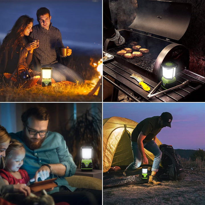 LE LED Campinglampe, Ultra Hell 1000 Lumen, 4 Leuchtmodi Dimmbar Suchscheinwerfer, Batteriebetrieben