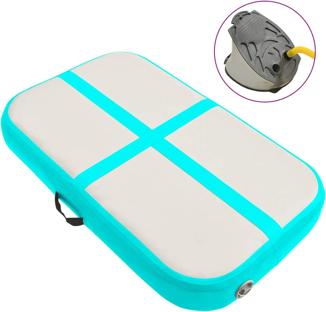 pedkit Aufblasbare Gymnastikmatte mit Pumpe Tranningsmatte mit Luftpumpe,Gymnastikmatte,airtrack Tum